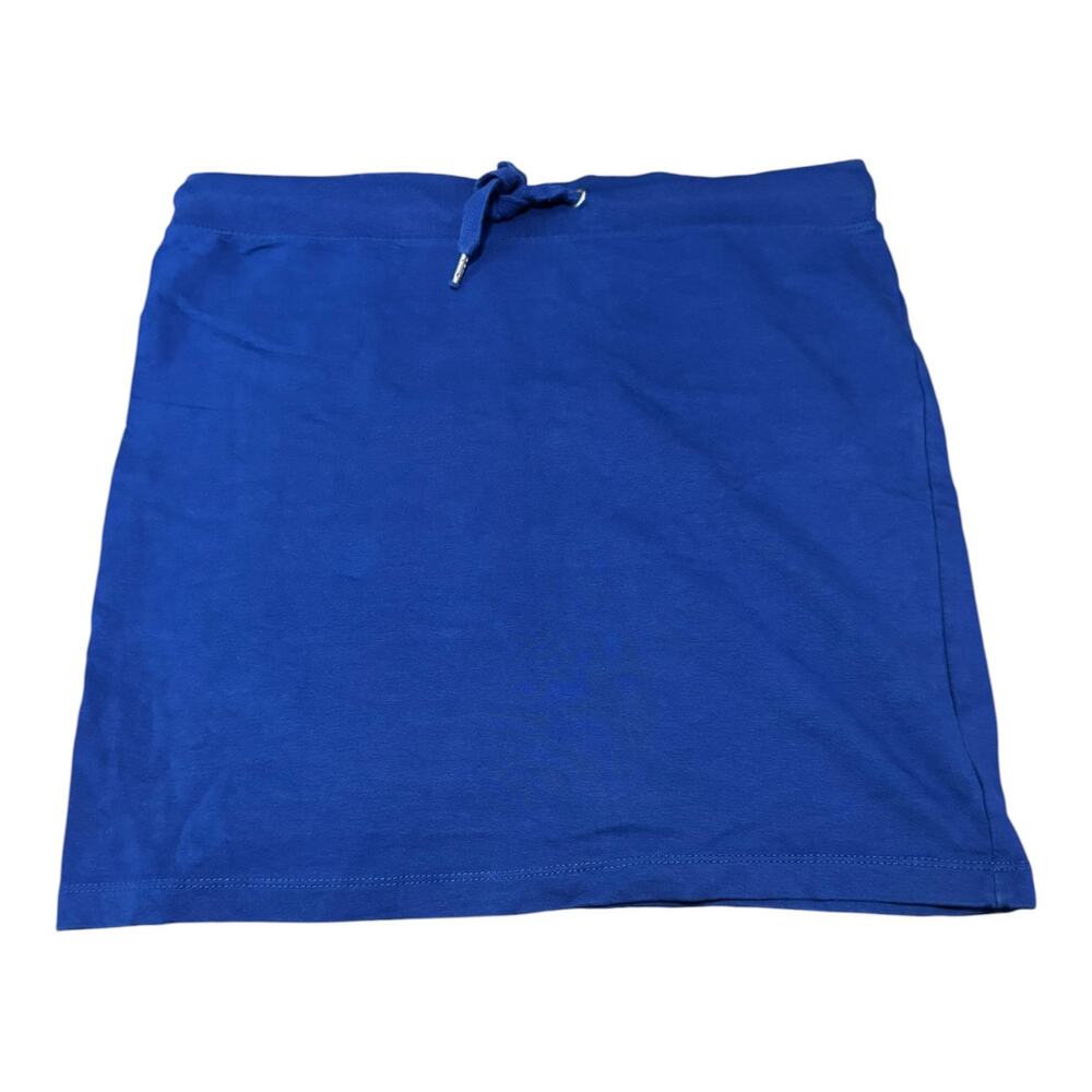 Hema Blue Straight Mini Skirt Size S Knit
